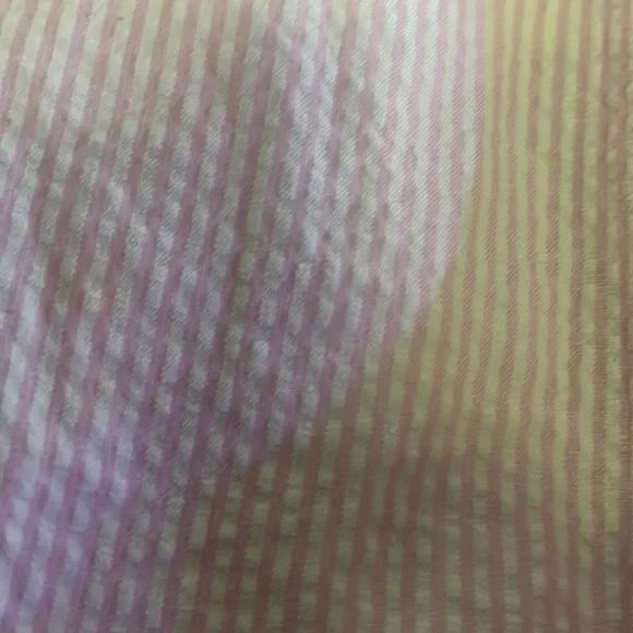 Lauren James Dress The Livingston Oxford Dress Pink Seersucker Bow Tie Back - Picture 9 of 9